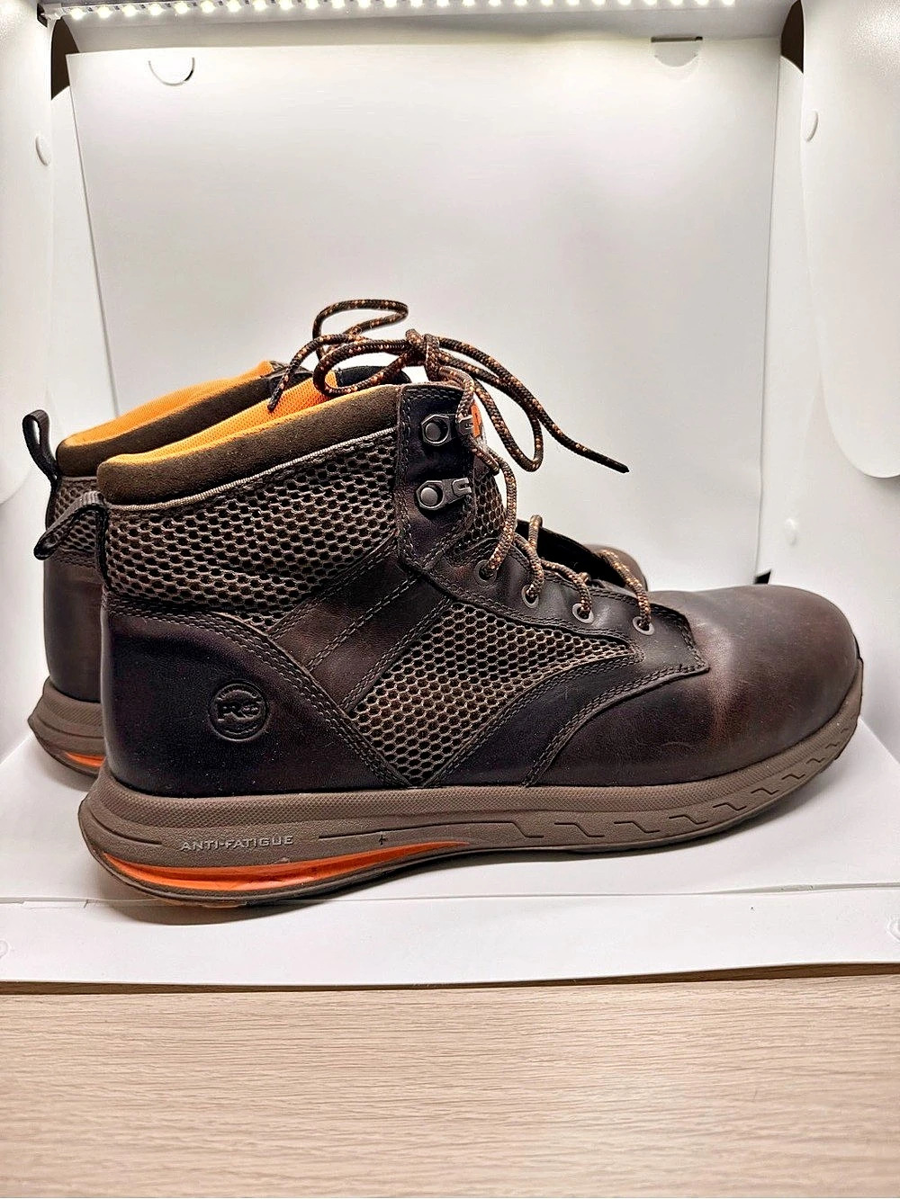 Timberland PRO DriveTrain #A1X16 6" Composite Safety Toe Work Shoe Sz 13W